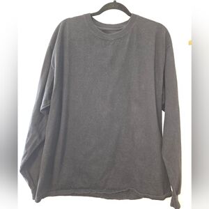 Champion Black Long Sleeve Men's Tee *Color is Darker Than Image Shows